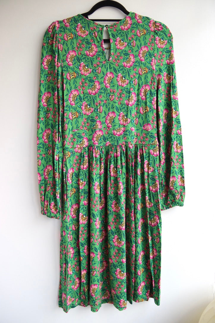 Boden Alexandra Blouson Jersey Dress