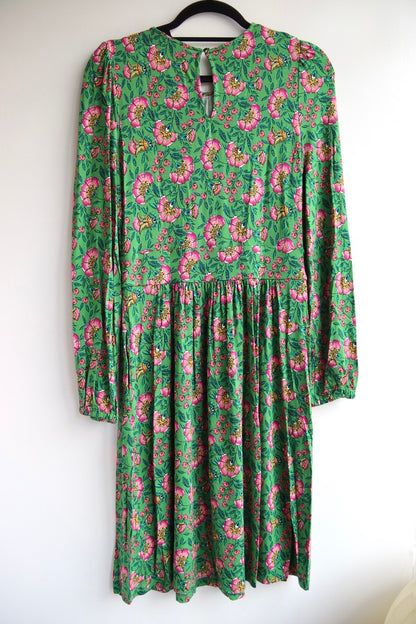 Boden Alexandra Blouson Jersey Dress