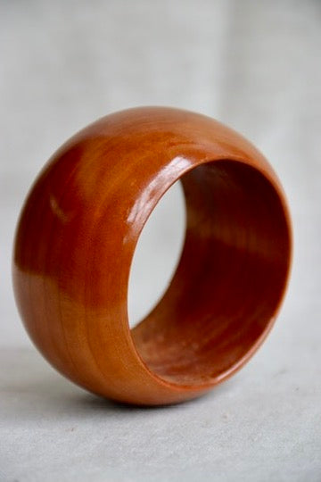 Large Wooden Handmade Bangle Bracelet