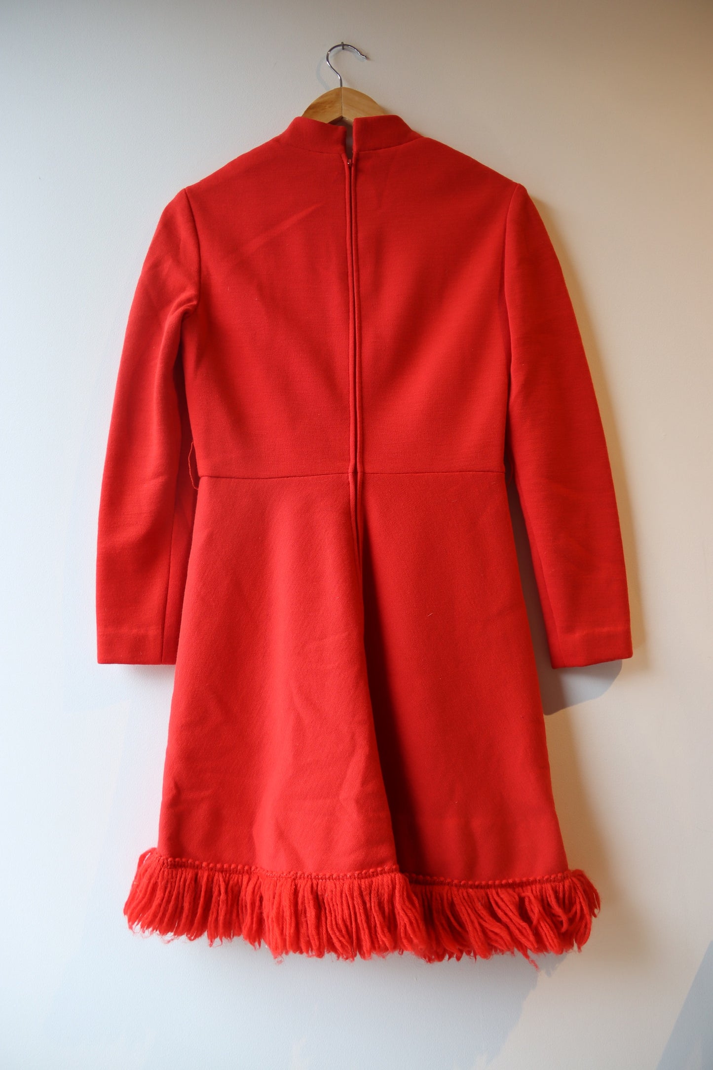 Joan Leslie by Kasper Red Wool Dress