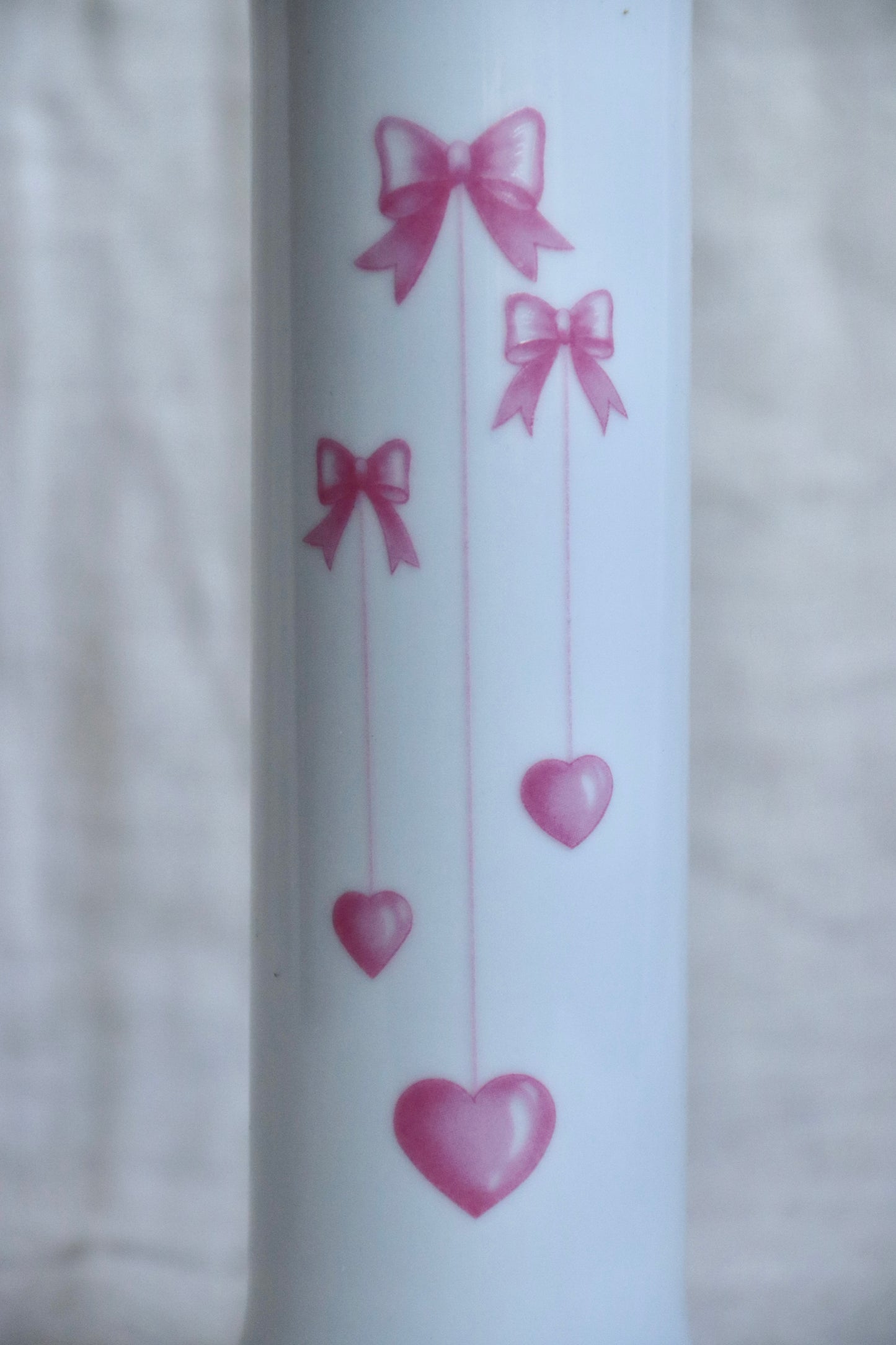 Pink Heart Balloon Vase