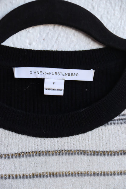 Diane von Furstenberg Black and White Sweater