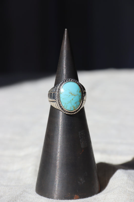 Sterling Silver and Turquoise Ring