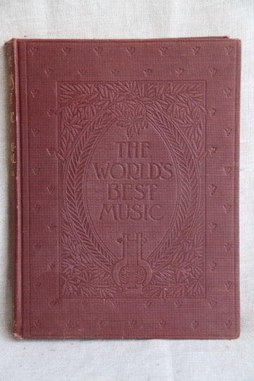 Antique Set of 5 The World's Best Music Books