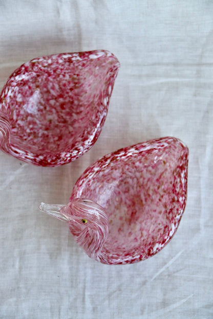 Pair of Bird Bowls