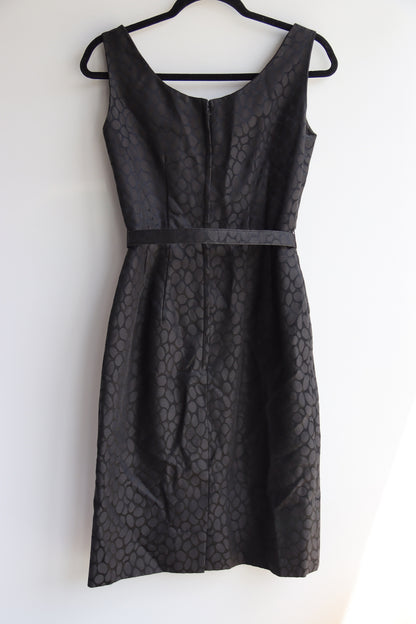 Carson Pirie Scott & Co. jacquard jacket and belted dress set