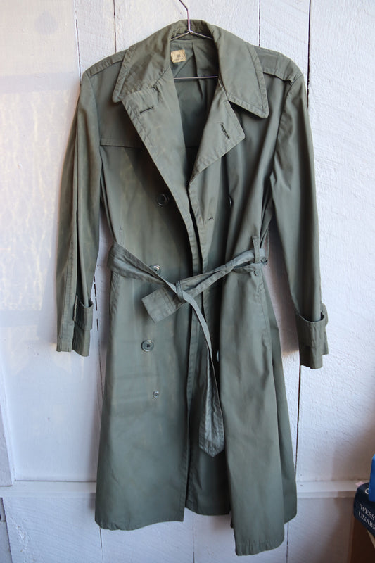 Army Green Trench Coat