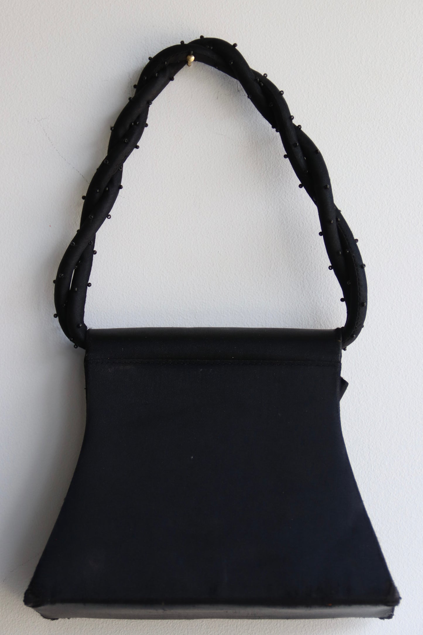 Vintage Sasha Black Beaded Purse