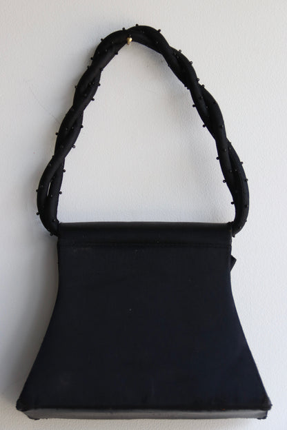 Vintage Sasha Black Beaded Purse