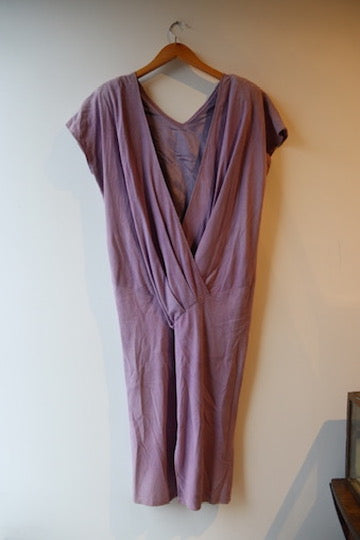 Lilac Leather Dress