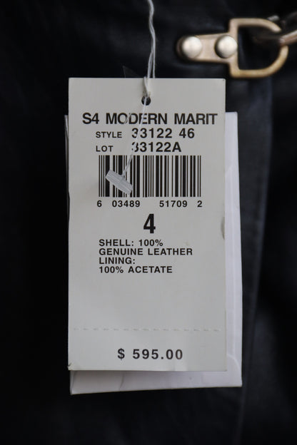 Ralph Lauren Black Leather Skirt (NWT)