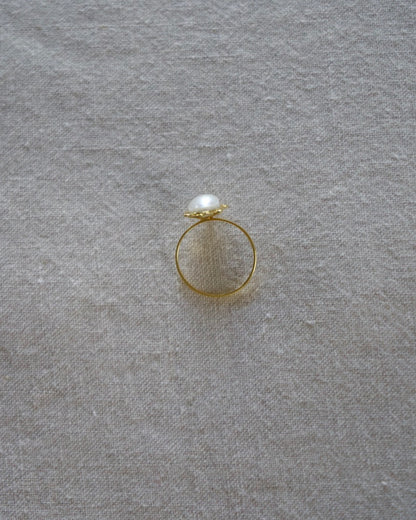 Pearl Ring - 14k