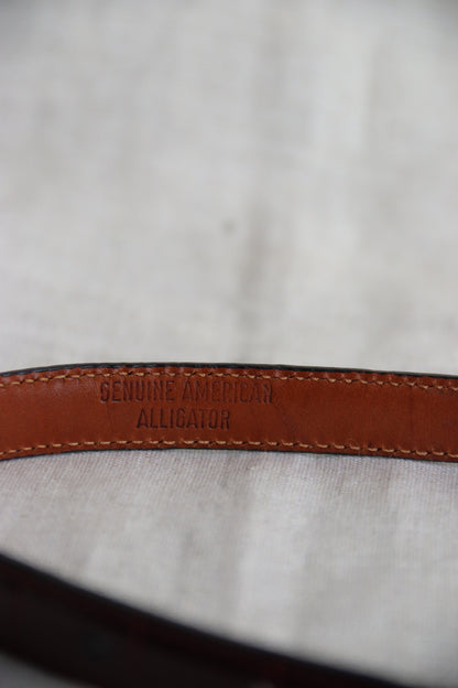 Ralph Lauren Alligator Leather Belt