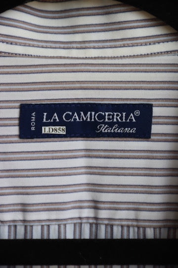 Mens La Camiceria Button Down Dress Shirt