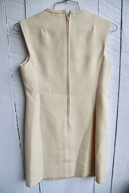 Vintage White Sleeveless Dress