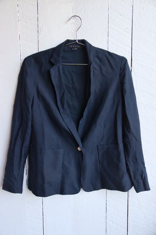 Theory Navy Blue Suit Jacket