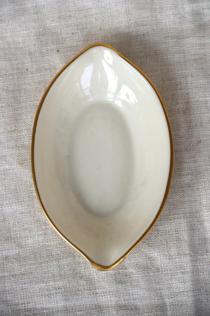 Set of Two Lenox Gold Rimmed Dishes