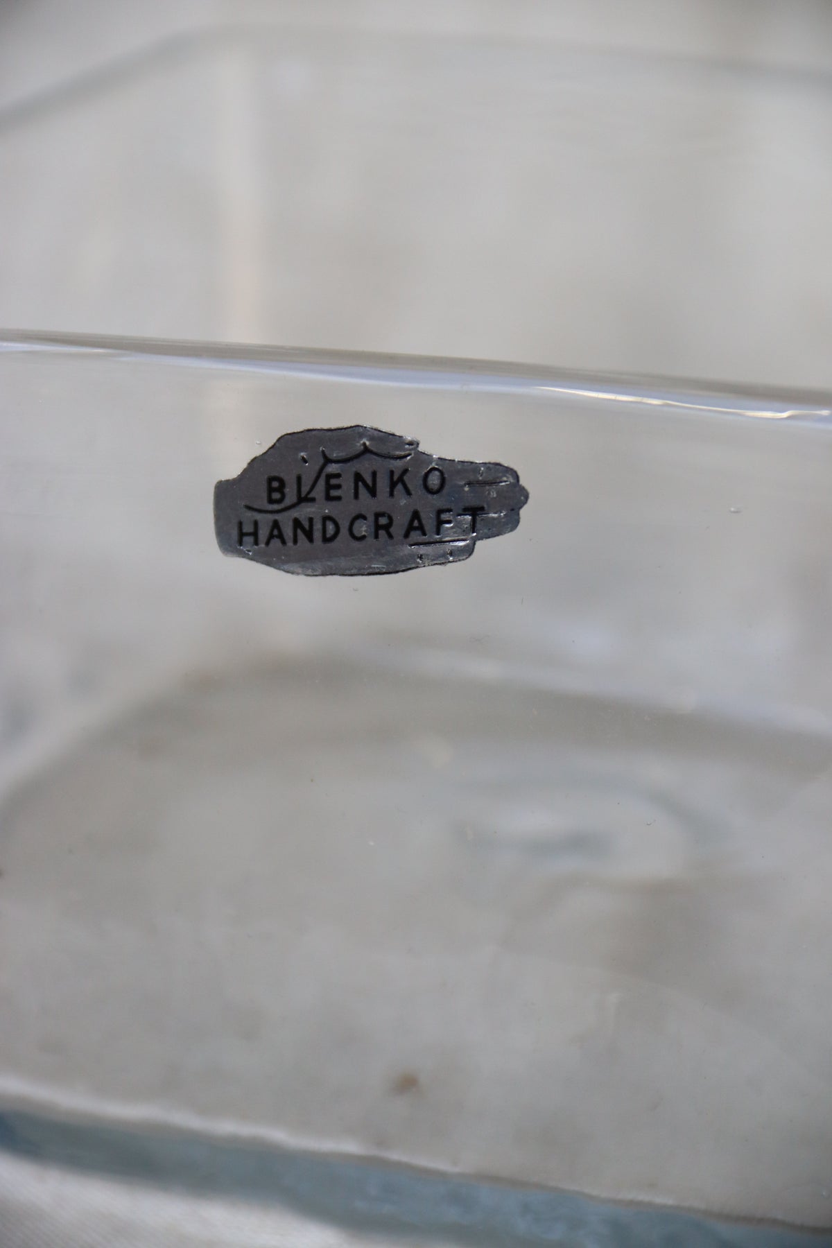 Blenko Glass Basket