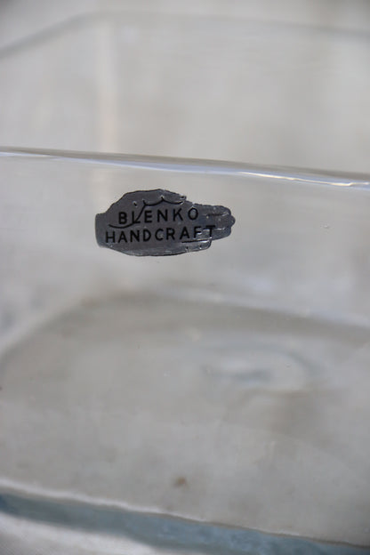Blenko Glass Basket