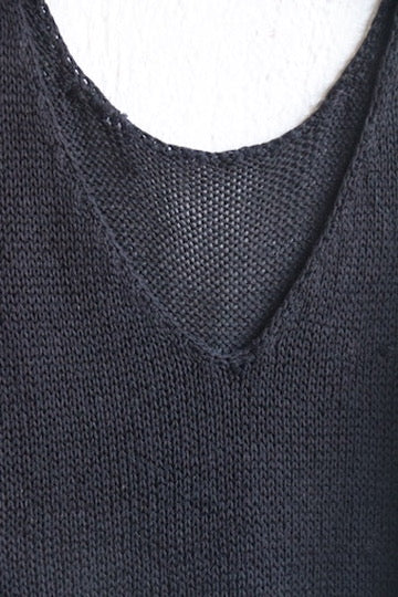 Black Knit Tank Top