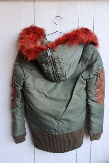 Nicole Benisti Green Down Coat