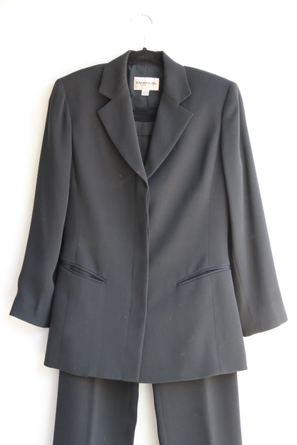 Emanuel Ungaro Black Pant Suit Set