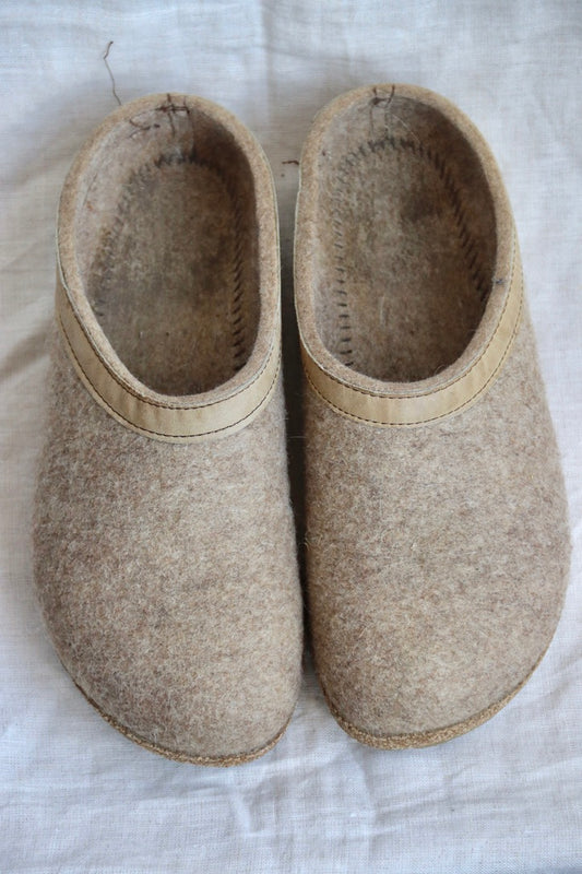 Haflinger Grizzly Torben Wool Felt Clogs