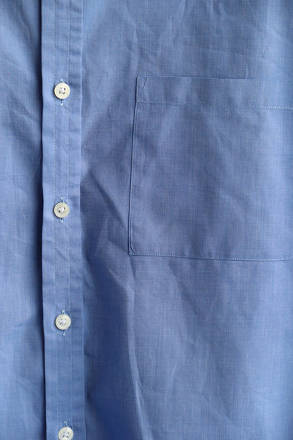 Borrelli Napoli Mens Blue Button Down Shirt