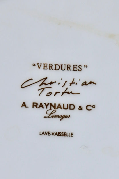 Raynaud Limoges Verdures Porcelain Plate