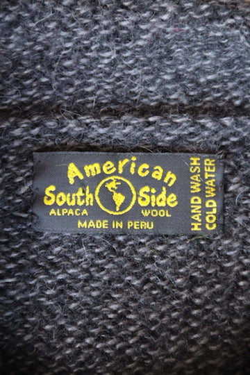 American South Side Dark Grey Alpaca Sweater