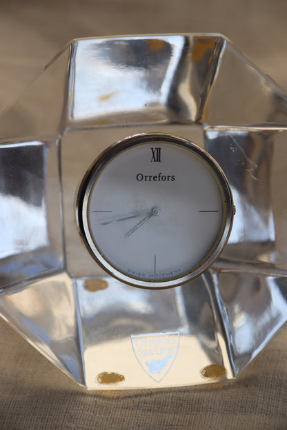 Orrefors Clock