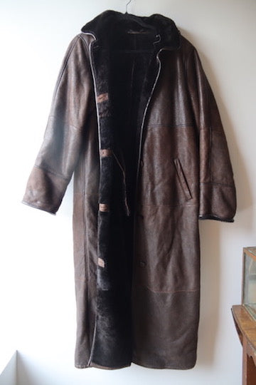Vintage Hide Society Canada Leather Shearling Coat