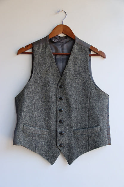 Vintage 1960s Vest Suit Jacket Set - as is