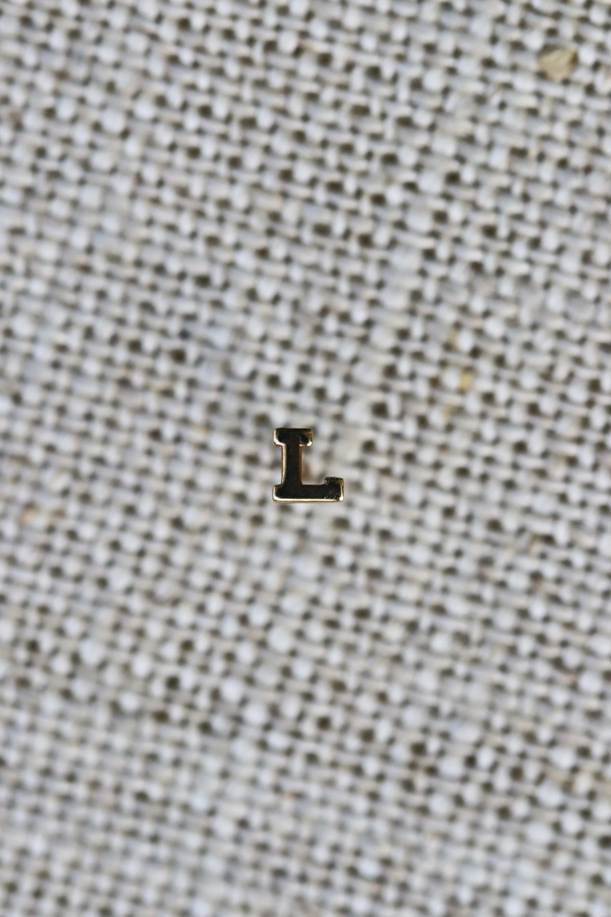 Zoe Chicco 14k Itty Bitty Initial Letter Studs