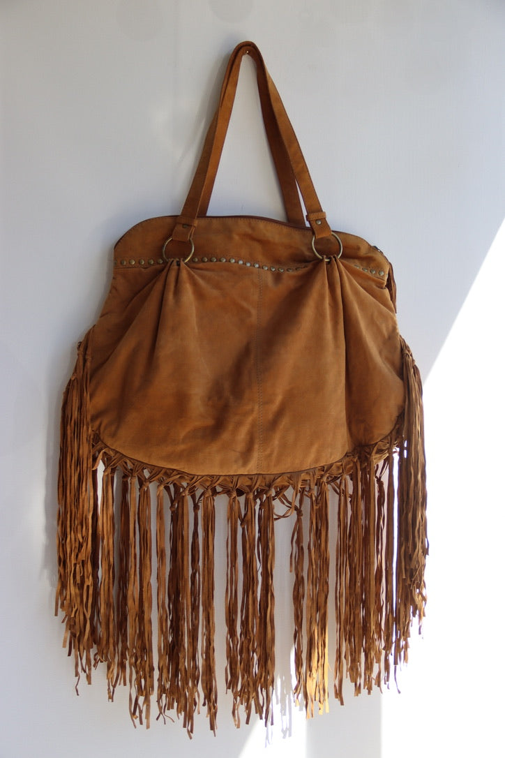 Tasha Polizzi Fringe Leather bag