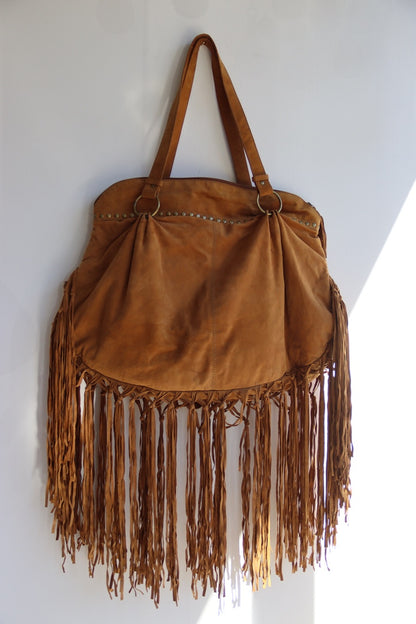 Tasha Polizzi Fringe Leather bag