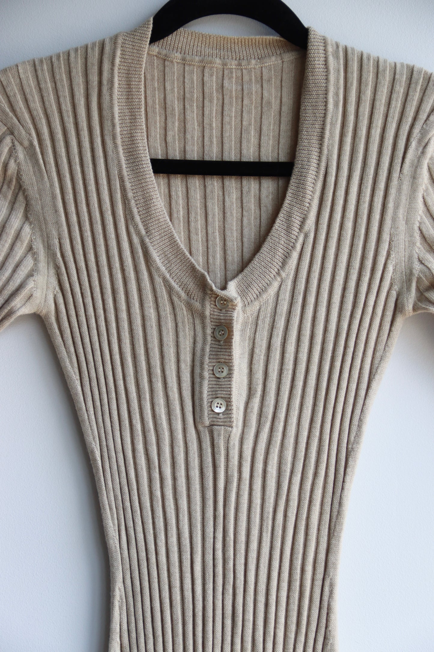 Creatures of Comfort 100% wool ribbed dress
