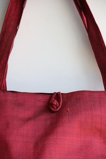 Wild Boar Creek Red Silk Bag