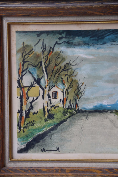 Vlaminck "La Route" Lithograph
