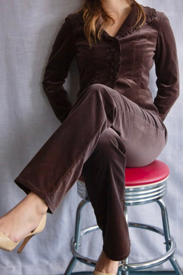 Doncaster Brown Jacket and Pant Set