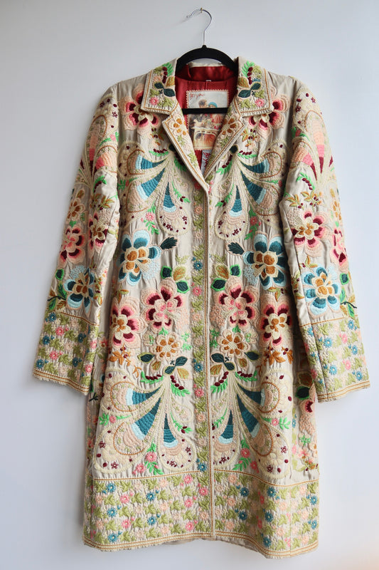 Biya by Johnny Was Embroidered Coat
