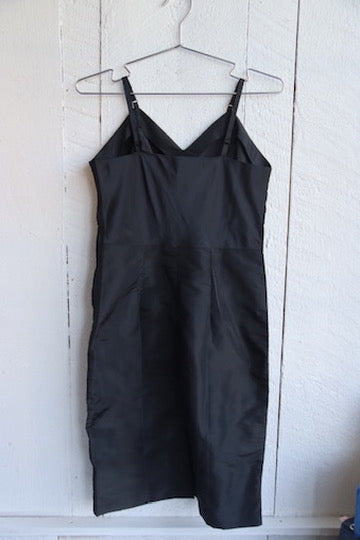 Vintage Fischer Heavenly Lingerie Black Dress