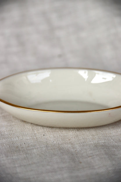 Set of Two Lenox Gold Rimmed Dishes