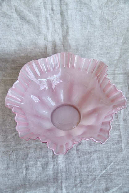 Pink Ruffle Edge Bowl