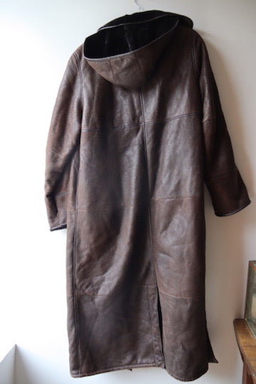 Vintage Hide Society Canada Leather Shearling Coat