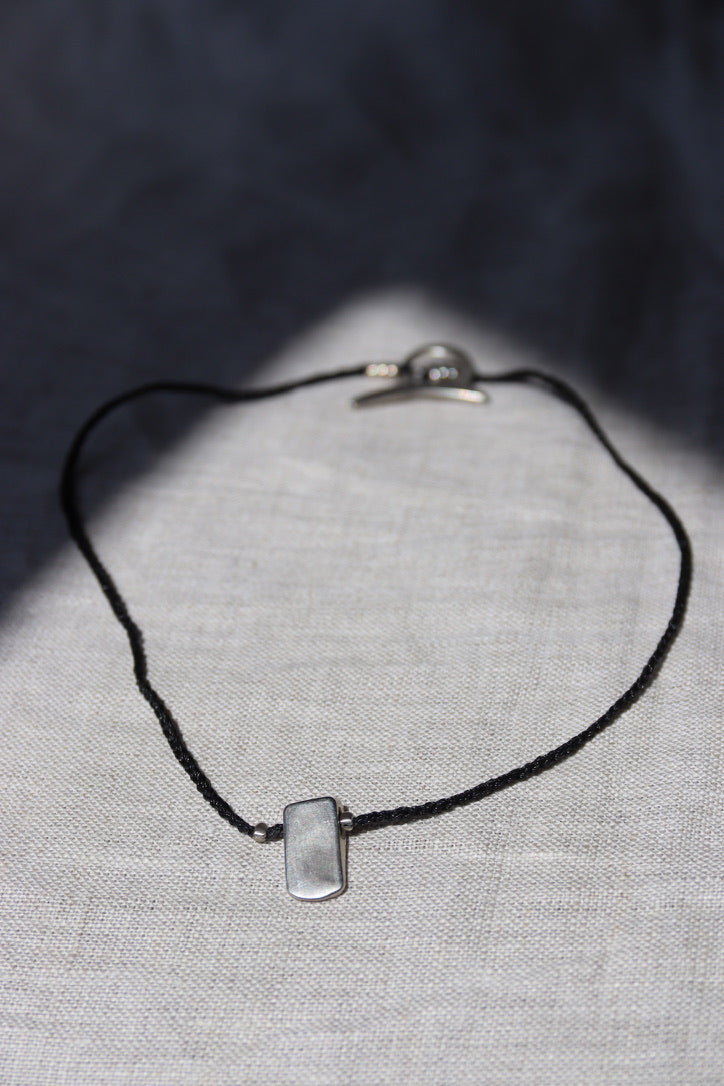 Jill Platner Sterling Silver Wedge Necklace