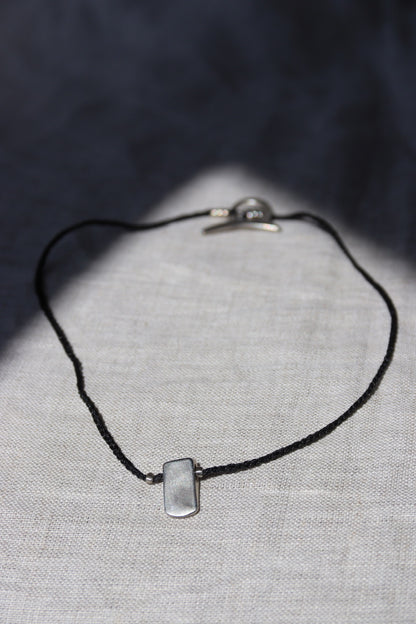 Jill Platner Sterling Silver Wedge Necklace