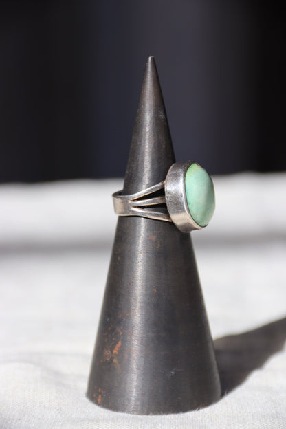Sterling and Turquoise Statement Ring