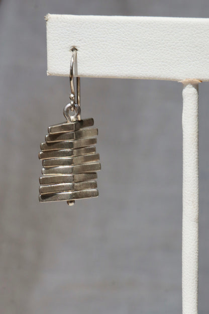 Jill Platner Shake Sterling Silver Earrings