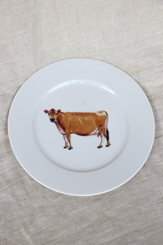 Richard Bramble Jersey Cow Plate